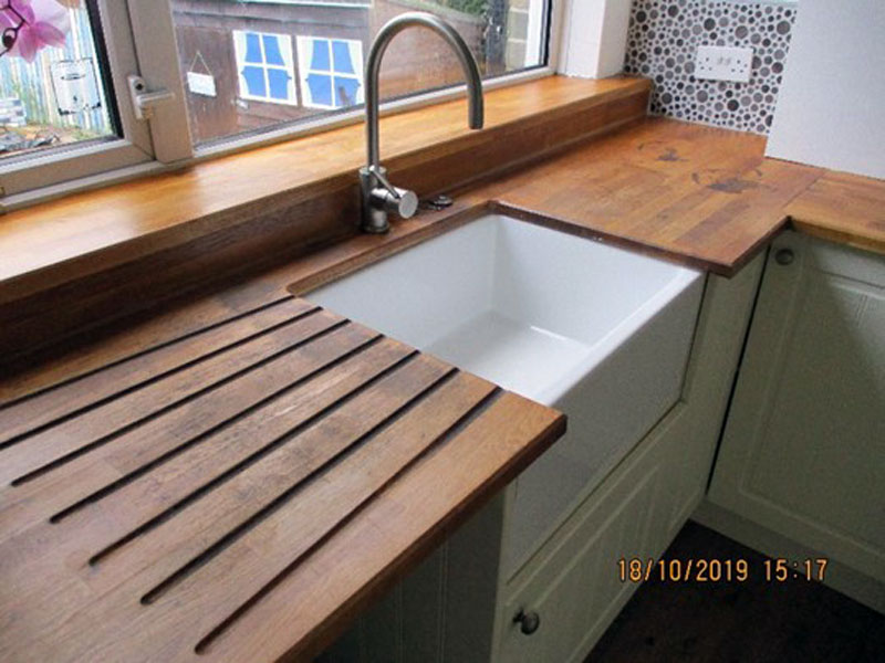 Wood worktop in Kitchen - Sheridan Inventory Services condition picture