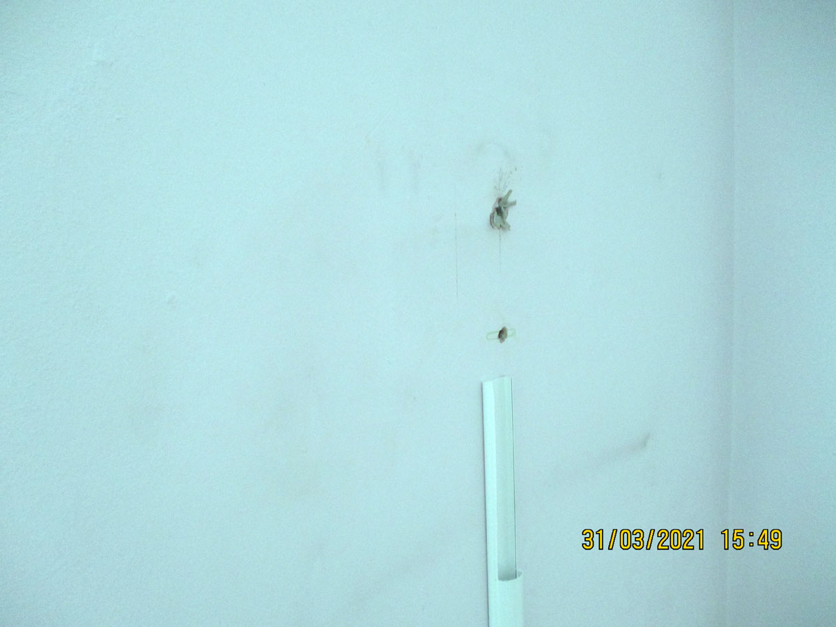 Wall condition on Check-out - Sheridan Inventory Services